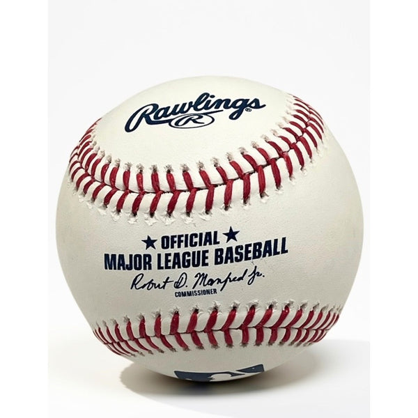 Milwaukee Brewers Jake Bauers Signed Rawlings OML Baseball Hand Autographed MLB