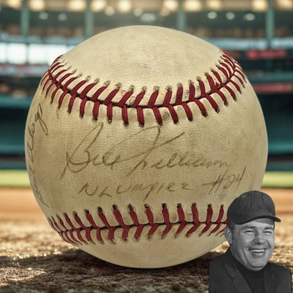 Billy Williams NL Umpire Signed Feeney OMLB Baseball Auto 1963-87 Rare