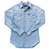 Polo Ralph Lauren Vintage 90s Blue Wild West Show Indian Head Western Sz. L EUC
