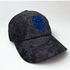 Nike USA USMNT Heritage86 Dri-FIT Adjustable Strapback Hat Black Wave Print Cap