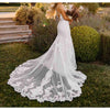 Stella York 7394 Lace Fit-and-Flare Ivory Over Ivory Wedding Dress 12 (SAMPLE)