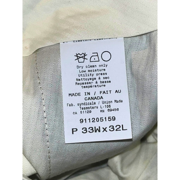 Todd Snyder Subalpino Sutton Fit Glen Plaid Dress Trousers 33x32 Canada NWOT