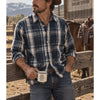 Taylor Stitch x Stetson California Shirt Sz. 2XL 46 Indigo Plaid Organic Cotton