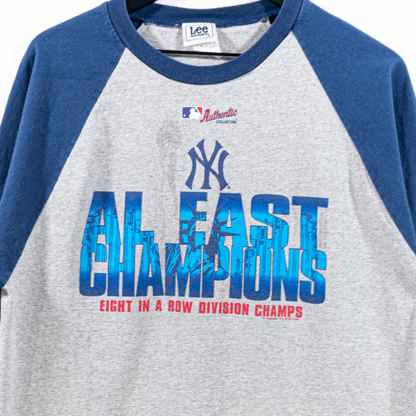 New York Yankees MLB 2005 AL East Champions Raglan T-Shirt XL Lee Sport