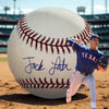Jack Leiter Signed Official MLB Baseball Texas Rangers Full Rookie Signature