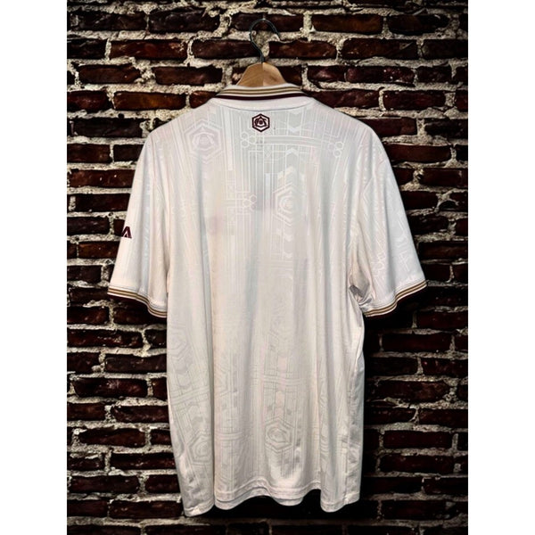 Arsenal FC 2025/26 Third Jersey adidas Cloud White Trefoil Cannon XL Soccer