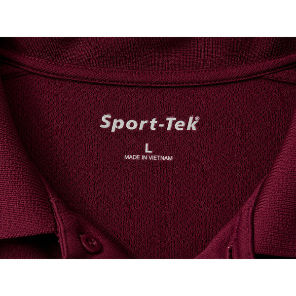 NetJets Sport-Tek Golf Polo Shirt Men's Large Burgundy Performance Employee Logo
