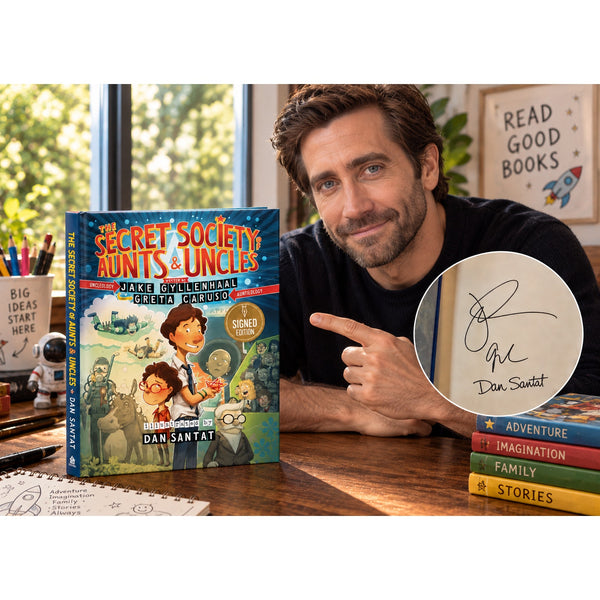 Jake Gyllenhaal Signed Secret Society of Aunts & Uncles 1st Ed HC Dan Santat