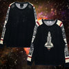 Billionaire Boys Club Space Shuttle Knit Sweater 3XL Black Wool Blend Rare BBC