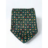 Ermenegildo Zegna Soft 100% Silk Tie Abstract Geometric Pattern Italy
