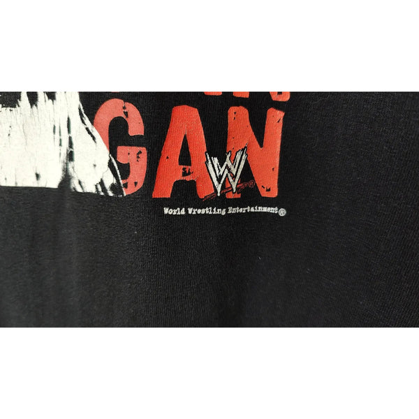 WWE Hulk Hogan Hulkamania T-Shirt Steve & Barry’s Black XL Wrestling VTG Y2K