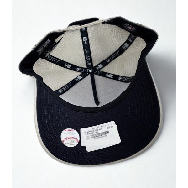 New York Yankees New Era 9FORTY Trucker Snapback Hat Bronx NY Patch NWT Rare