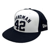 Mariano Rivera New York Yankees MLB HOF Sandman 42 Hat New Era Sz. 8 Fitted 59Fifty