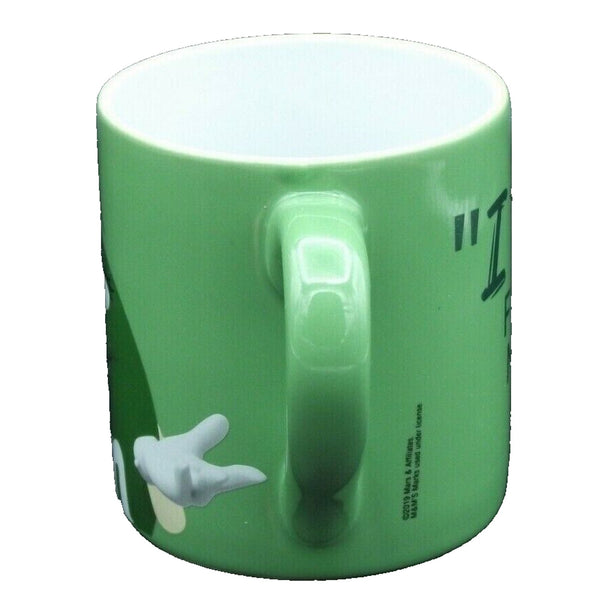 M&M’s World “I Melt for No One” Green M&M Mug Cup 2019 Ceramic Coffee Tea