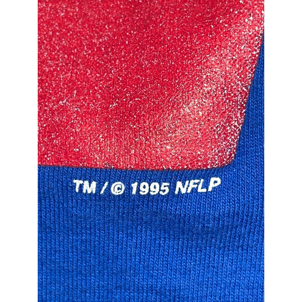 New York Giants T Shirt Adult L 90s Salem Sportswear All Over Print NFL Vintage