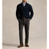 Polo Ralph Lauren Cable Knit 1/4 Zip Sweater Navy Blue Cotton 2XL NWT