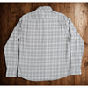 Faherty Brand Seaview Flannel Shirt Mens XL Gray White Plaid Organic Cotton EUC