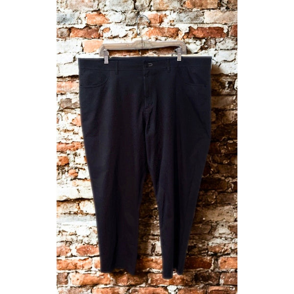 Public Rec Gamechanger 5 Pocket Pants Mens 42x28 Black Stretch Tech EUC