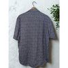 Bugatchi OoohCotton Tech Shirt XL Gray 8 Way Stretch Short Sleeve Button Up NWOT