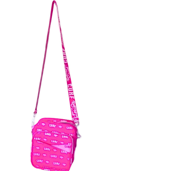 CURE x Rolling Loud Hot Pink 3M Reflective Messenger Bag NIB RARE