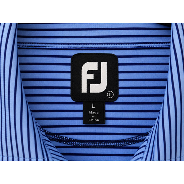 Team Titleist Tour Issued FootJoy Golf Polo Men's L Blue Stripe Rare TT Logo