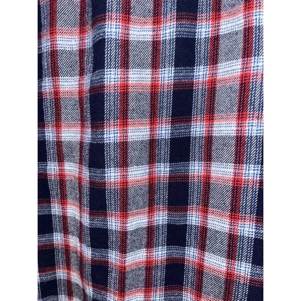 Gap x Pendleton Flannel Shirt Men XL Red Navy Plaid Cotton Double Pocket