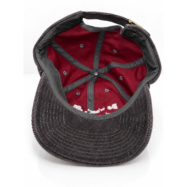 Maine Beer Company Do What's Right Corduroy Hat Cap Adjustable Strapback Gray