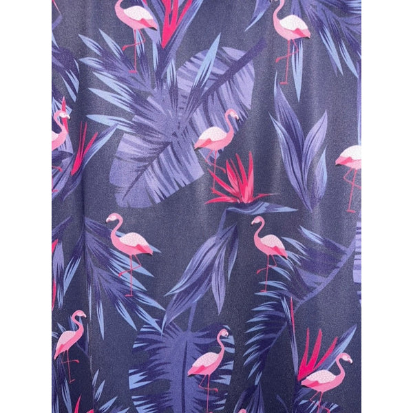 Greater Half GH Polo Shirt Mens XL Flamingo Mingos Polo Performance Golf Stretch