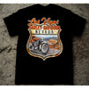 Harley Davidson Las Vegas Nevada Vintage Sign T Shirt Men's M Black Double Sided