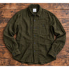 Sage de Cret Linen Wool Winter Overshirt Military Green M Japan NF-1807 Rare