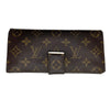 Louis Vuitton Monogram Vintage Long Bifold Clutch Wallet USA Made Cowhide Leathe