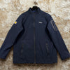 Lidl Employee Softshell Jacket XL Navy Blue Full Zip Long Sleeve Pockets EUC