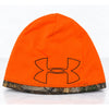 Under Armour Realtree Camo Reversible Blaze Orange Hunting Beanie Hat NWOT