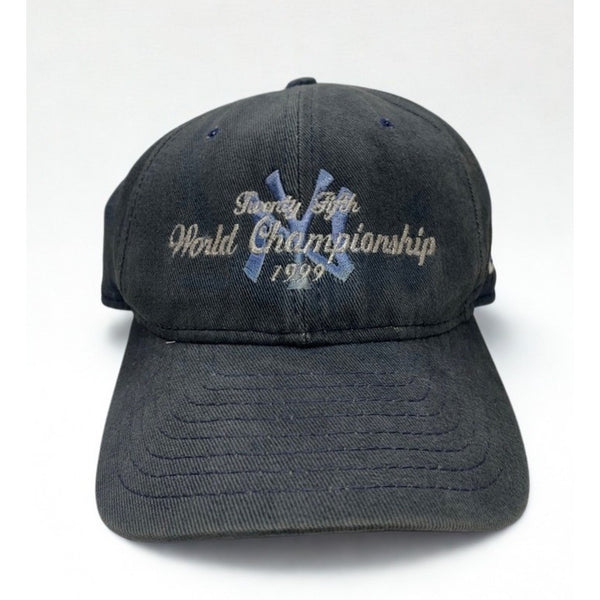 New York Yankees 1999 World Series Champions Hat New Era USA Y2K Sun Faded VTG