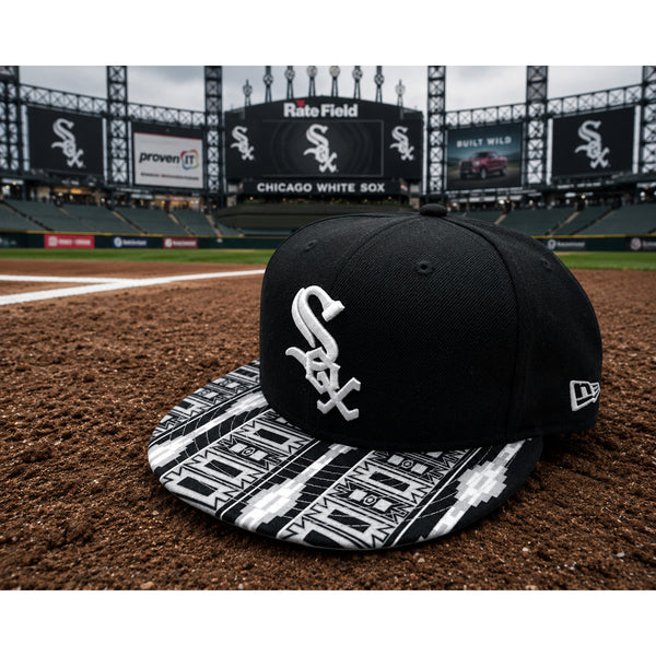 Chicago White Sox New Era Snapback Hat Aztec Tribal Brim NWT MLB