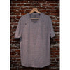 RHONE Reign Tee Shirt Men's L Purple Space Dye Performance Stretch Gym Athletic