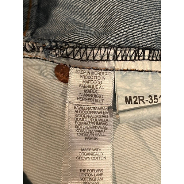 PS by Paul Smith Mens 34R x 29 Tapered Fit Jeans Medium Wash Blue Denim