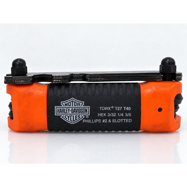 Harley-Davidson All-In-One Folding Tool Kit 94435-10 w/ Pouch Touring Multi Tool