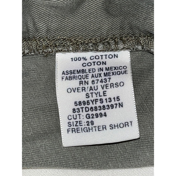 Polo Jeans Co Ralph Lauren Cargo Shorts 29 Freighter Gray Y2K Gorpcore