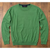 Charles Tyrwhitt Cotton Cashmere Sweater Men's M Green Crewneck Made Italy