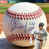 New York Yankees Oswaldo Cabrera Signed Rawlings OML Baseball Beckett Witness