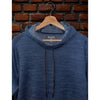 Rhone Luxe Short Sleeve Knit Hoodie XL Indigo Blue Pullover Performance $98 NWOT