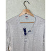 Patagonia Capilene Henley Shirt Mens L Base Layer Snap Made USA Gray Vintage