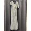 Ivonne D Exclusively for Mon Cheri 118D06 Dress Sz. 16W SAMPLE Sea Foam
