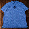 Peter Millar Crown Crafted Summer Comfort All Over Print Poker Night Polo XL NWT