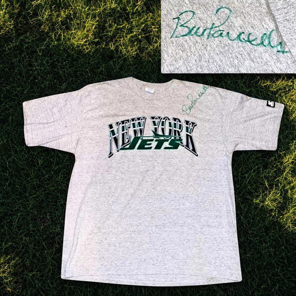 New York Jets Starter T Shirt XL Bill Parcells Signed Auto USA Rare NFL Vintage