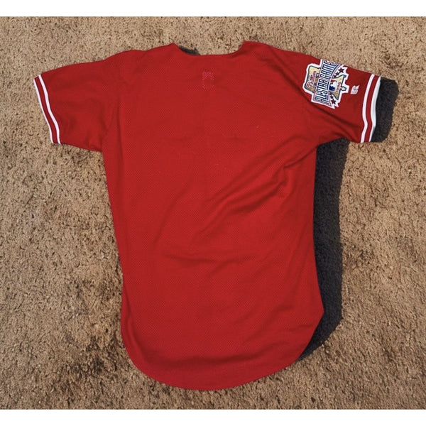 Philadelphia Phillies 1996 All Star Game BP Jersey Russell Athletic USA Sz 40 M