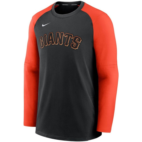 San Francisco Giants Nike Authentic Collection Pullover Sweatshirt S Black/Orang