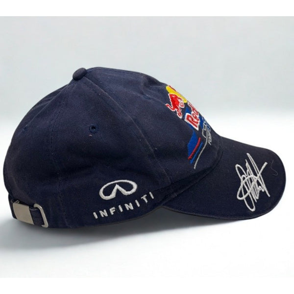 Sebastian Vettel #1 Red Bull Racing F1 Infiniti Hat Cap Embroidered Signature OS