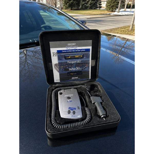 Escort Passport 8500 X50 Radar Detector Complete Case Manuals Works Great Tested